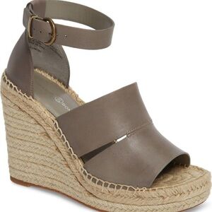 Treasure & Bond grey platform wedges